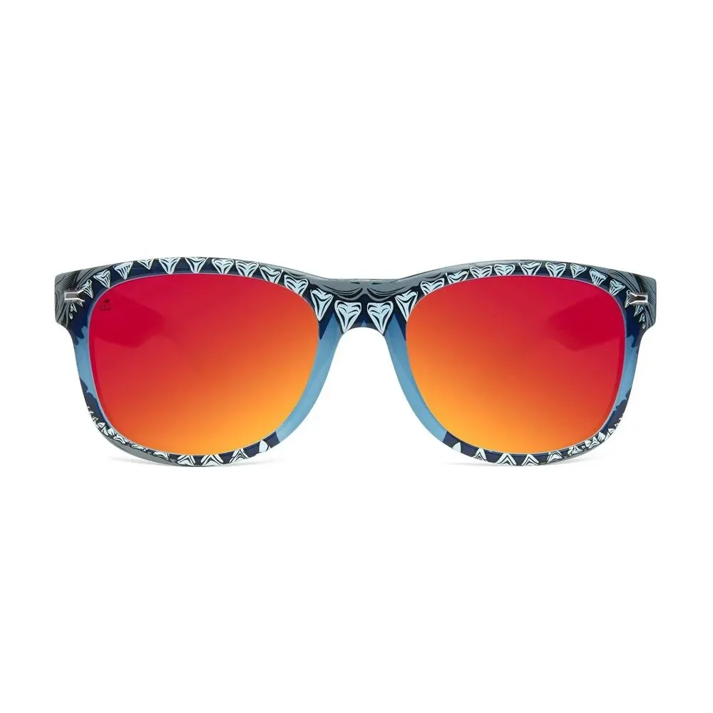 Knockaround X Discovery SHARK WEEK 2022 Fort Knocks Polarized Premium Sunglasses